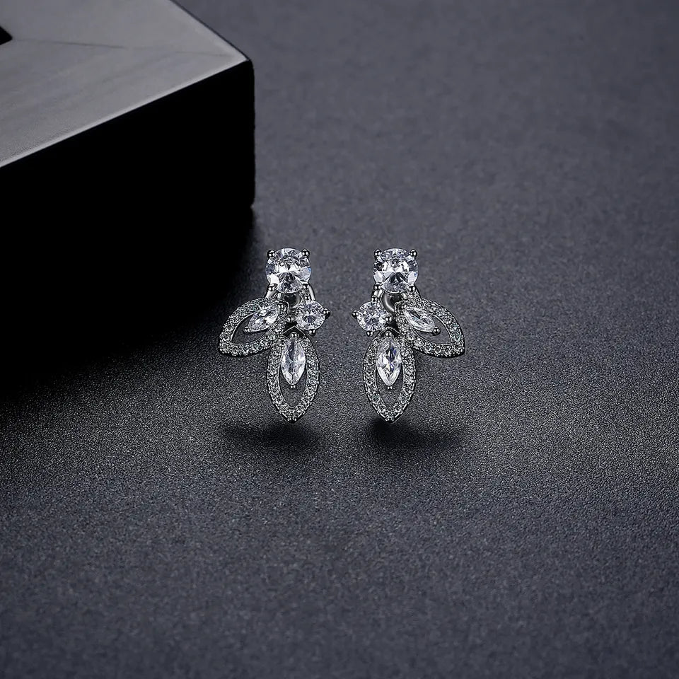 delicate bridesmaid earrings