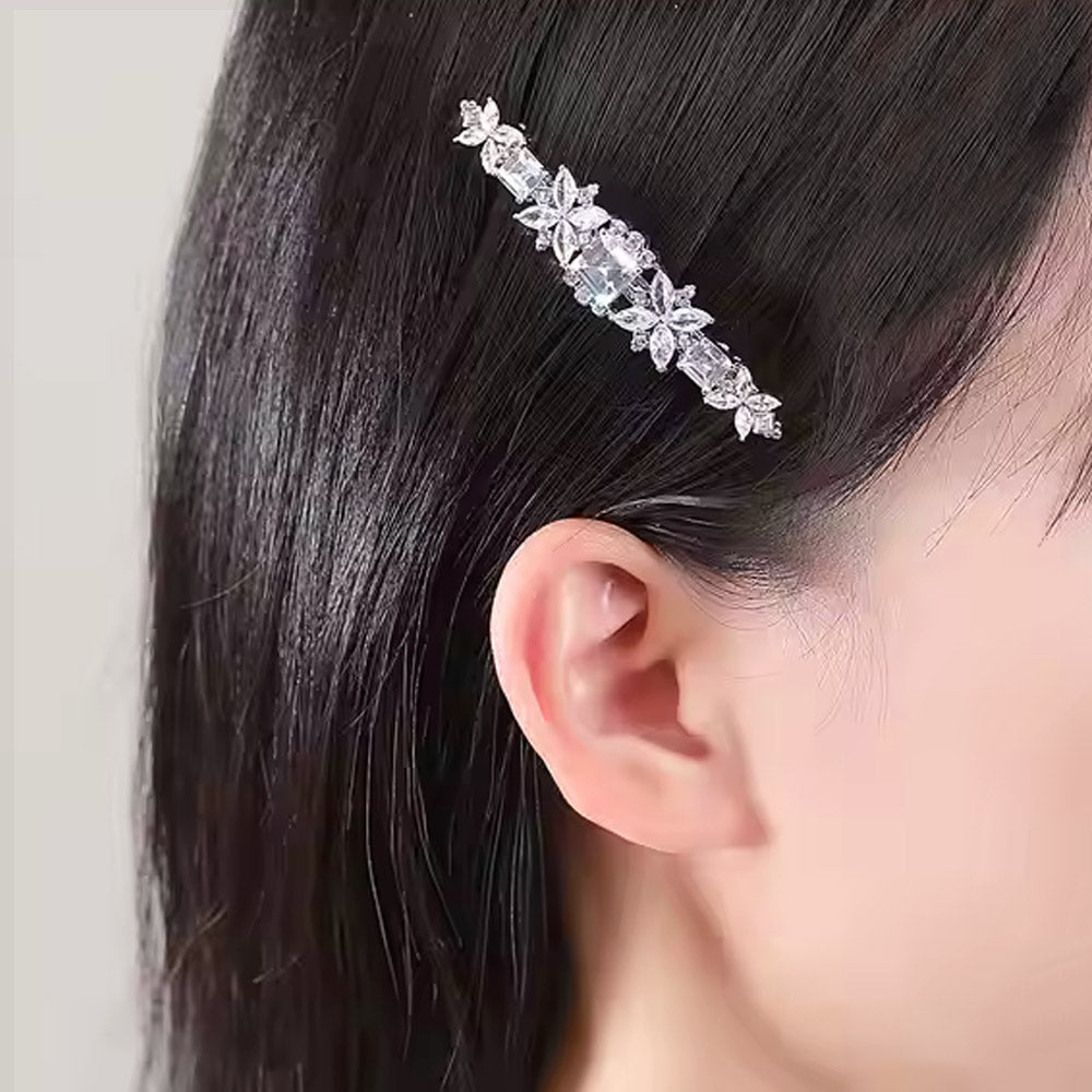 Vintage Style Zirconia Crystal Wedding Hair Clip