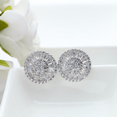 fancy stud wedding earrings