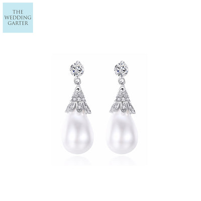 pearl dropper earrings