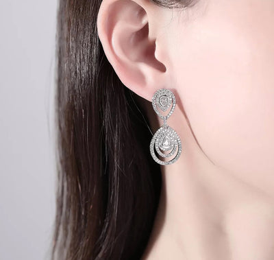 romantic bridal earrings