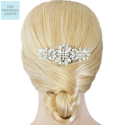 pearl wedding headpiece