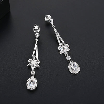 delicate bridal earrings