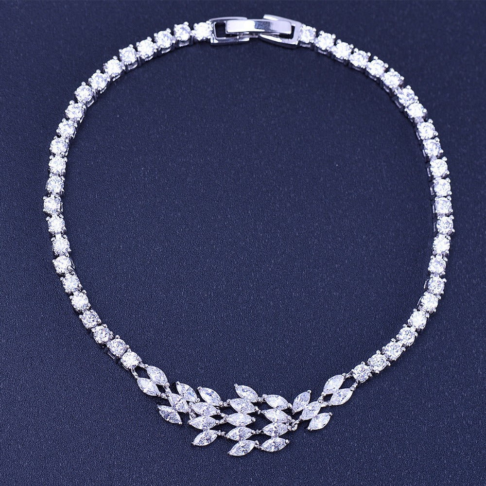 Delicate Crystal Luxury Bridal Bracelet