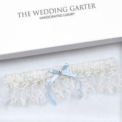 chantilly lace wedding garter