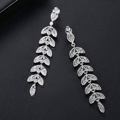 wedding earrings crystal