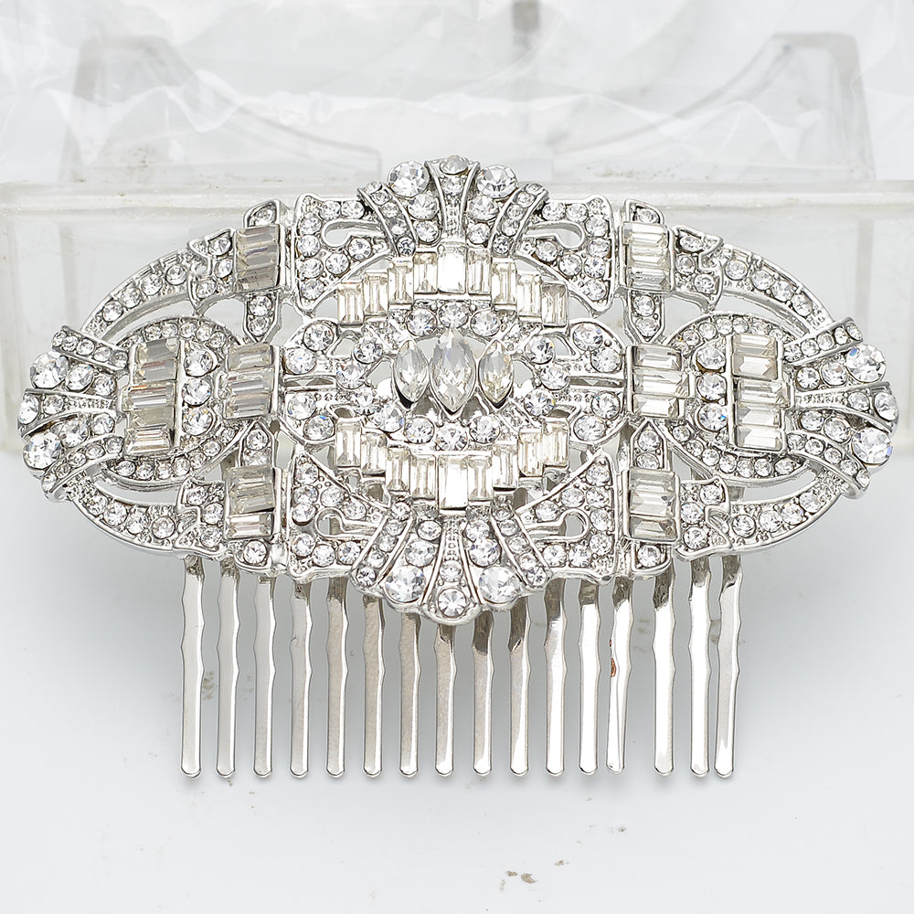 Austrian Crystal Great Gatsby Wedding Headpiece
