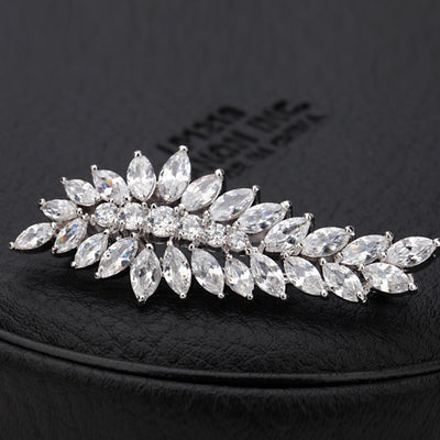 Luxury CZ Diamond Vintage Hair Accessories Bridal Hair Accessories