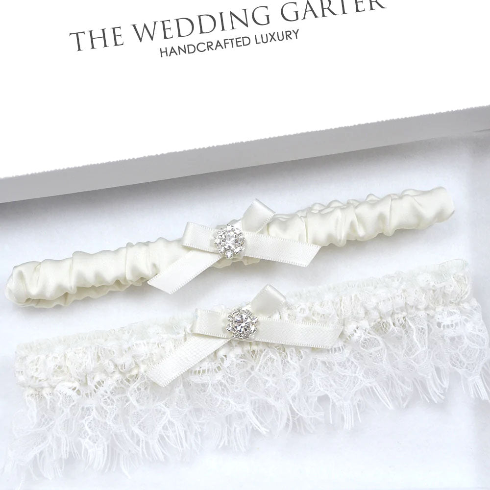 luxury wedding garter set