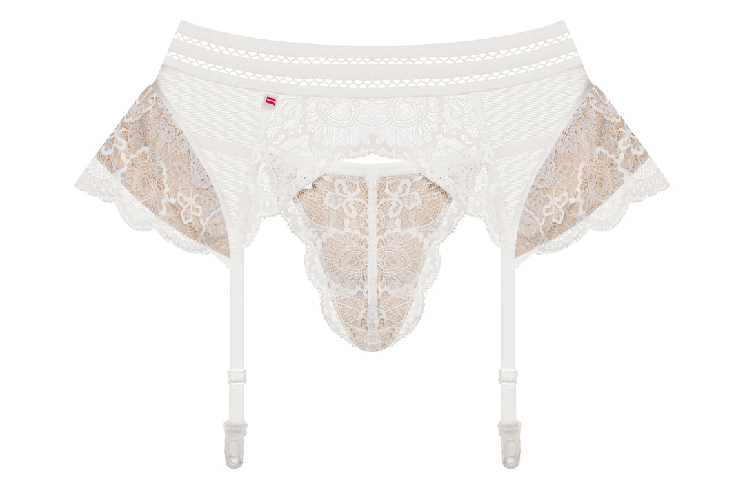 ivory garter belt Adore Me Women's Margeaux Garter Belt Lingerie main image 0