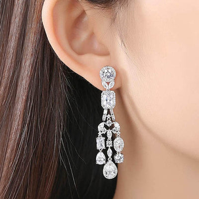 chandelier wedding earrings