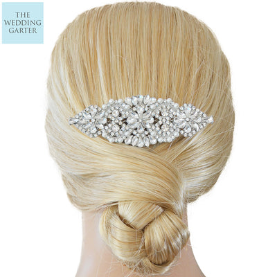 Exclusive Pearl & Rhinestone Bridal Hair Comb For Wedding