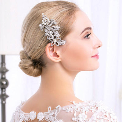 Exclusive Pearl & Swarovski Crystal Bridal Headpiece