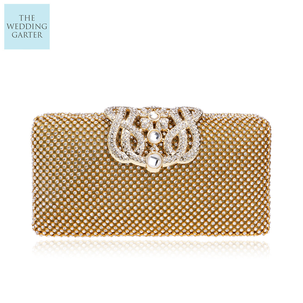 gold jimmy choo style cinderella purse