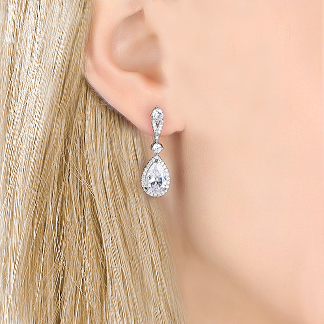 bridesmaid drop earrings