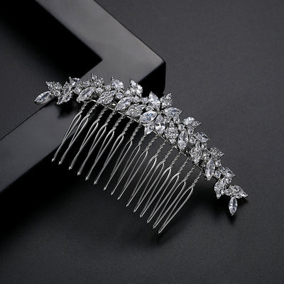 Delicate Zirconia Crystal Bridal Hair Comb