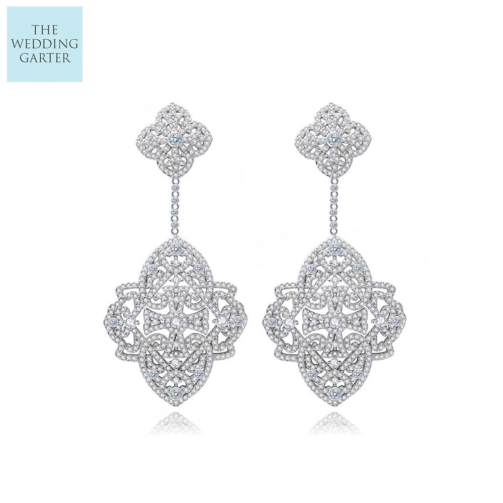 gothic wedding earrings