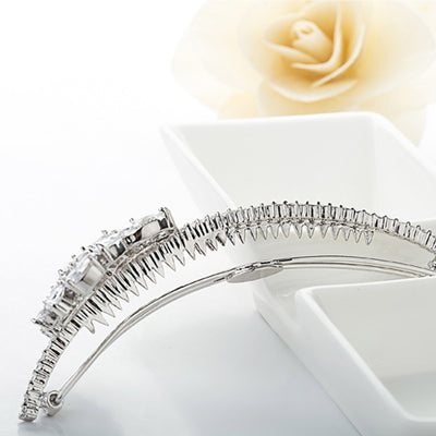 CZ Love Heart Diamond Hair Jewellery Hair Accessories For Wedding