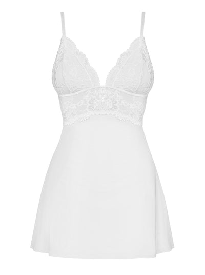 Sexy White Lace Bridal Babydoll Lingerie